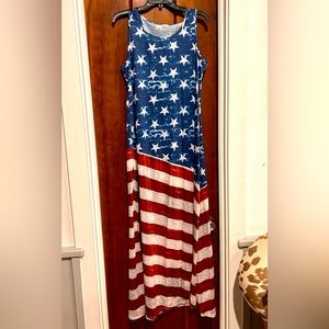 American Flag Maxi Dress